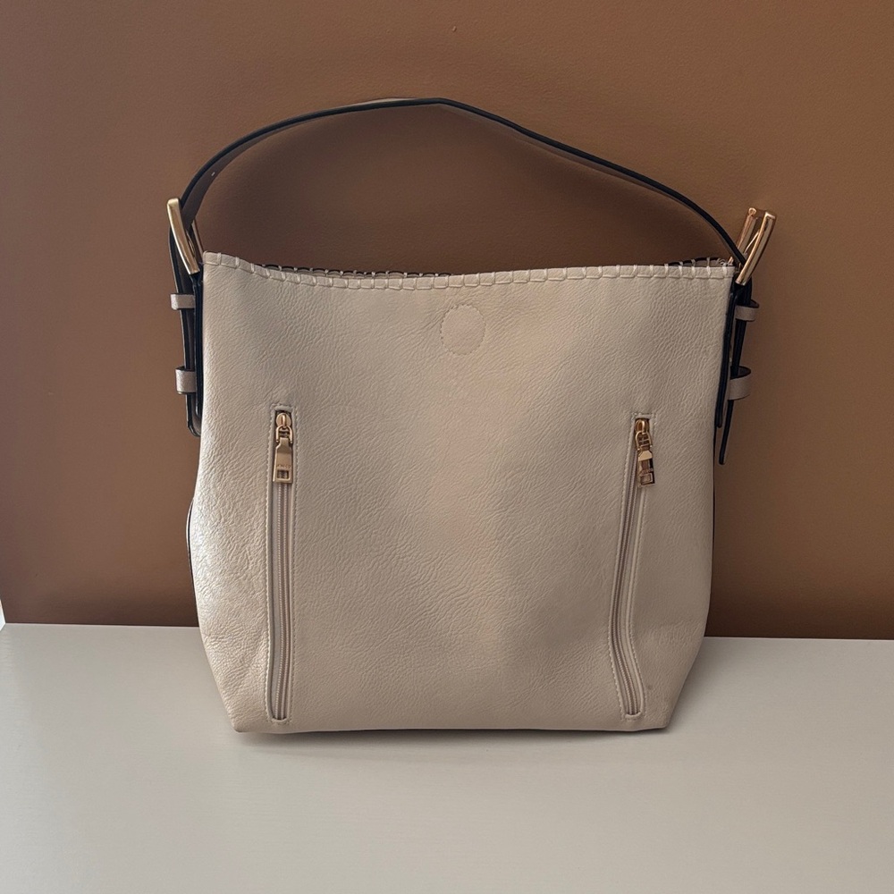 Chic Cream Shoulder Bag